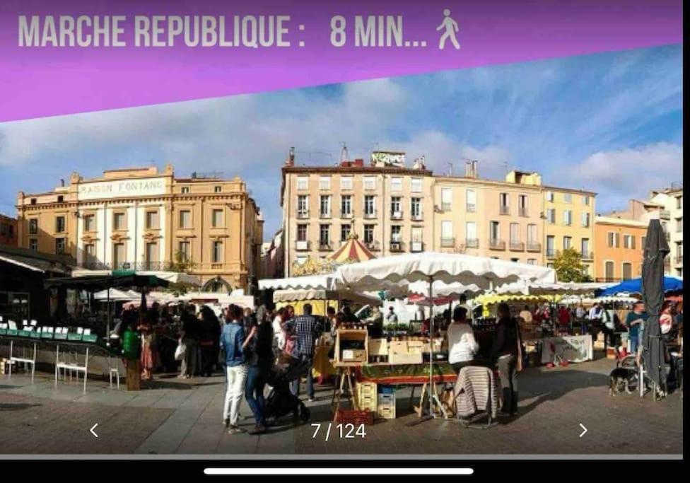 En Plein Coeur De Perpignan Le Charmant Eksteriør bilde
